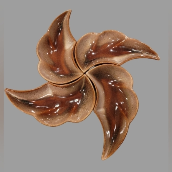 BEAUCEWARE Ceramic Beauce Quebec #1539 Brown, Set Of 4 Dishes - Picture 2 of 9